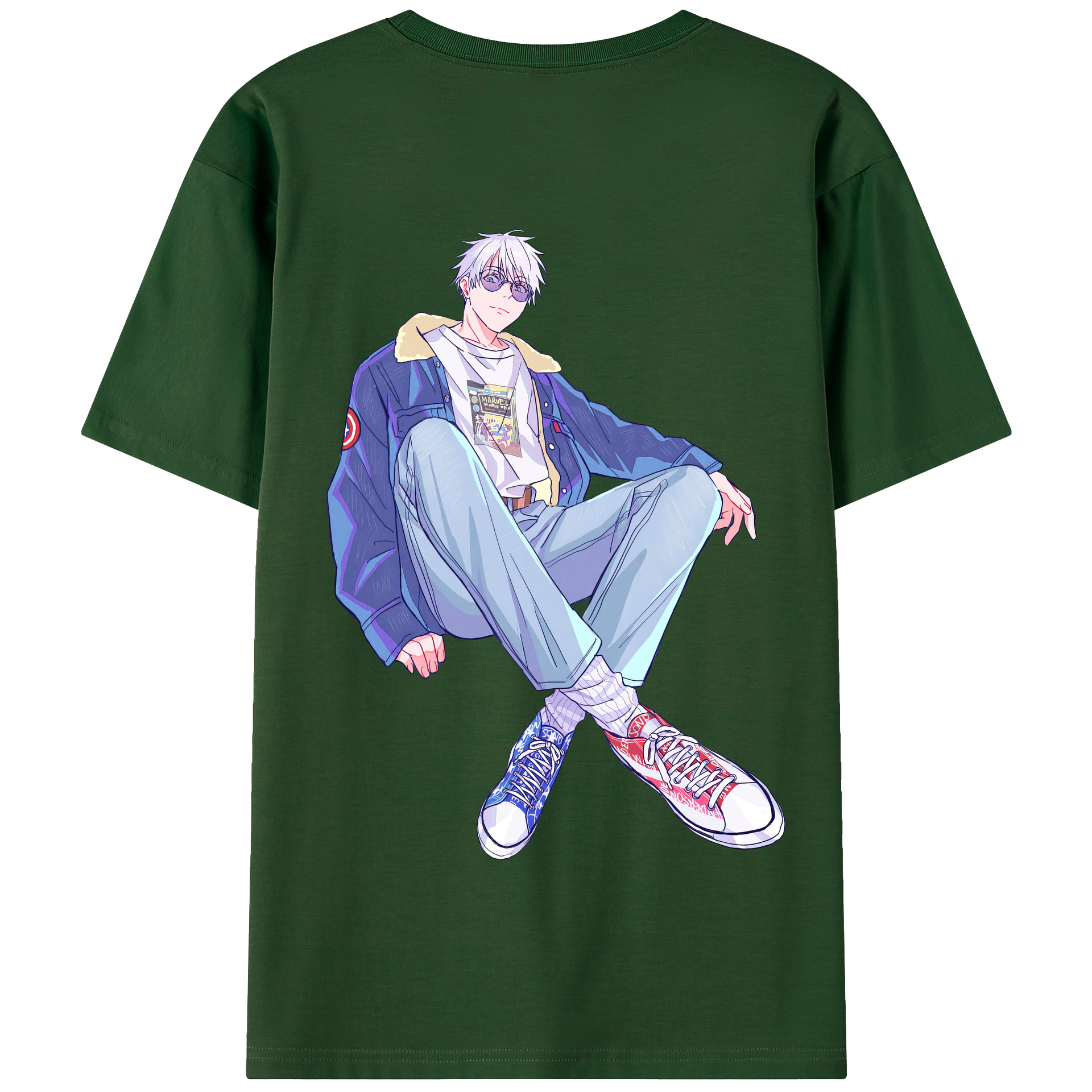 （画像用） 呪術廻戦 Jujutsu Kaisen 綿100％半袖Tシャツ（背面プリント）